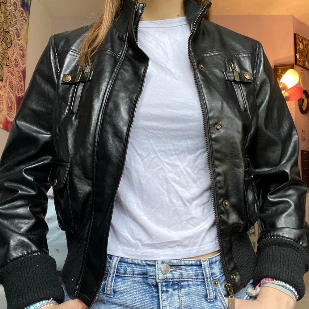 Leather jacket